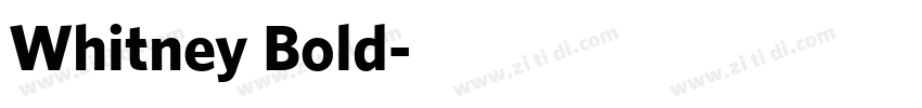 Whitney Bold字体转换 Whitney Bold字体转换